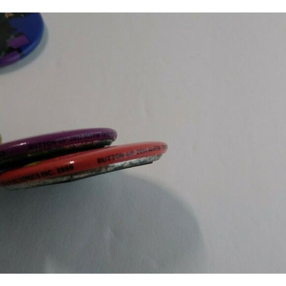 Batman Vintage Magnets Button Up Lot 5 Original 1980's Licensed Official Bat Man - Picture 7 of 8